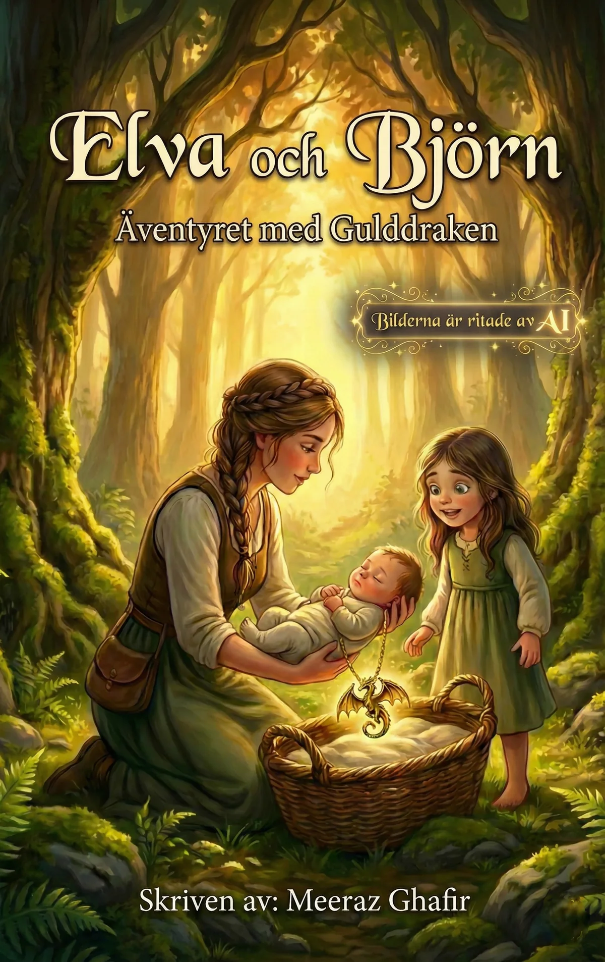 Omslaget till den svenska utgåvan, Elva och Björn